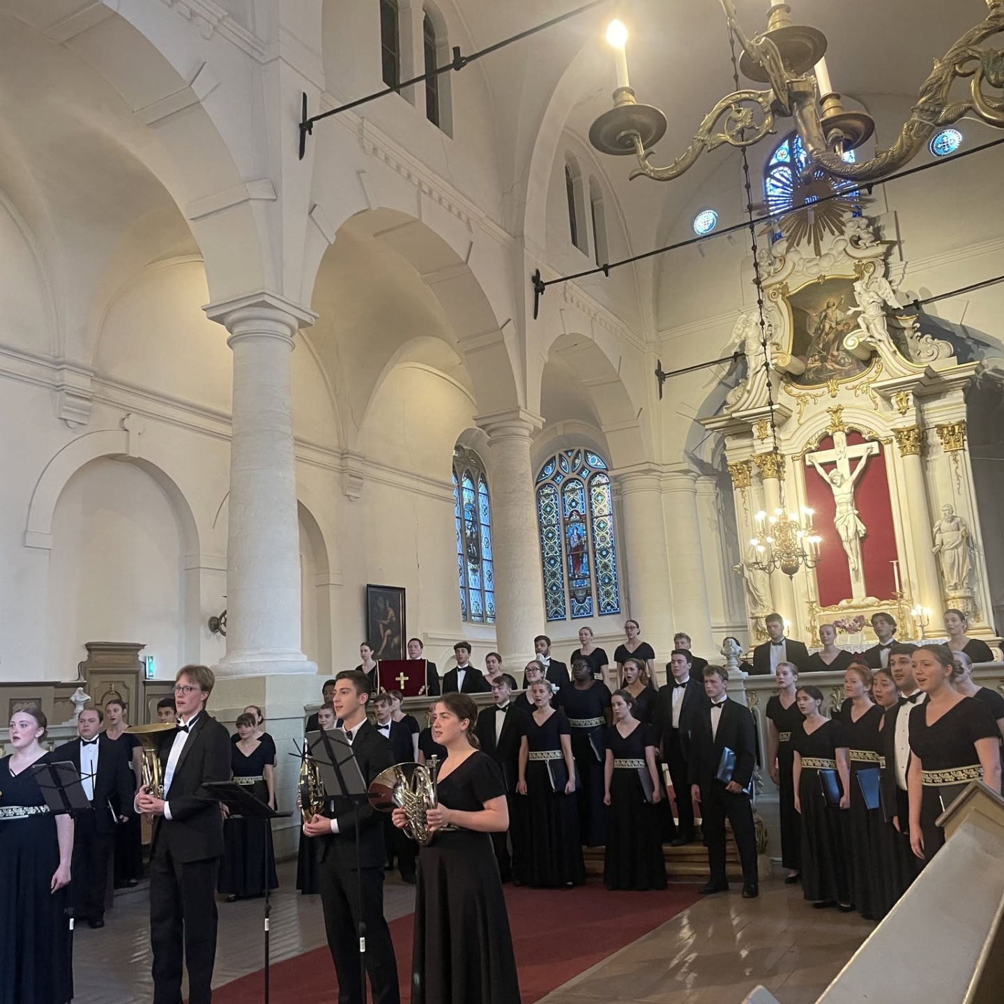 Koncerts kopā ar Mesijas universitātes koncertkori